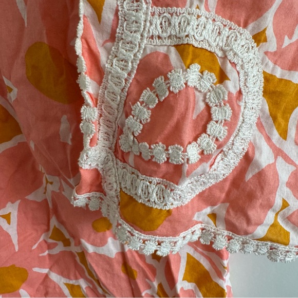 J. Crew Pink and Orange Floral Coverup - Picture 3 of 5